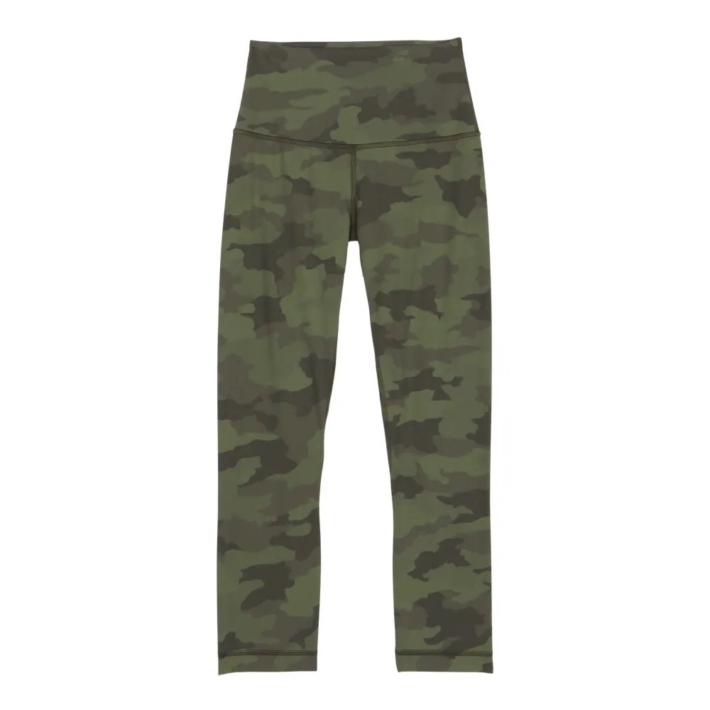 Like New Lululemon Align High-Rise Crop Green Camo size 6